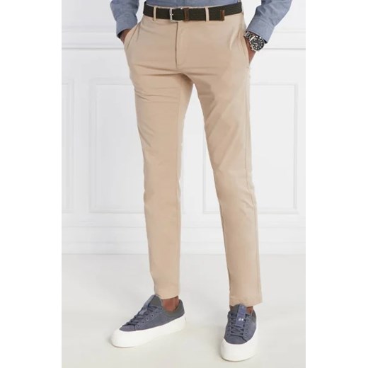 HUGO Spodnie chino David222D | Slim Fit ze sklepu Gomez Fashion Store w kategorii Spodnie męskie - zdjęcie 172945119