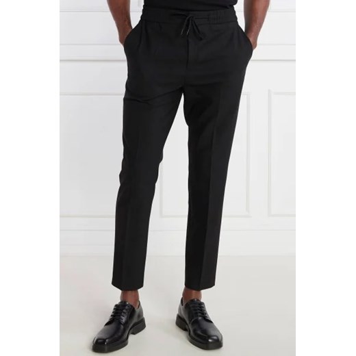 HUGO Wełniane spodnie Howard231X | Slim Fit ze sklepu Gomez Fashion Store w kategorii Spodnie męskie - zdjęcie 172946955