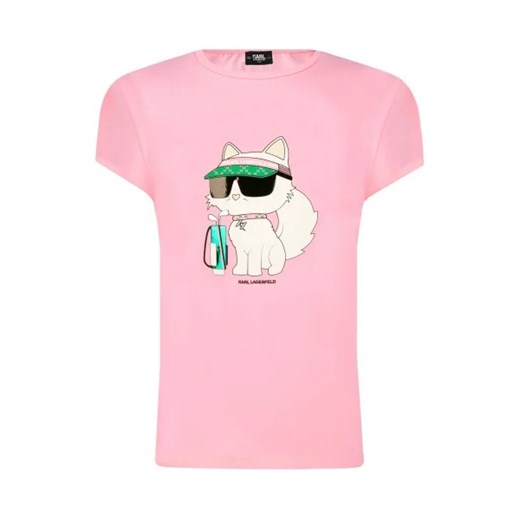 Karl Lagerfeld Kids T-shirt | Regular Fit ze sklepu Gomez Fashion Store w kategorii Bluzki dziewczęce - zdjęcie 172950228