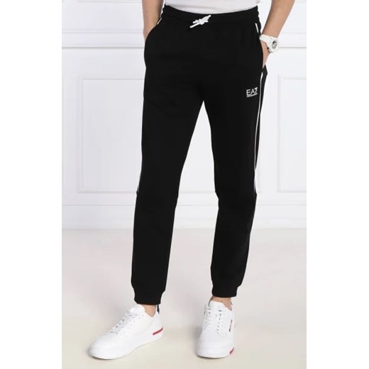 EA7 Spodnie dresowe | Regular Fit M okazyjna cena Gomez Fashion Store