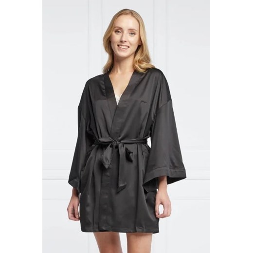 Guess Underwear  Satynowy szlafrok ALICIA | Relaxed fit ze sklepu Gomez Fashion Store w kategorii Szlafroki damskie - zdjęcie 172953017