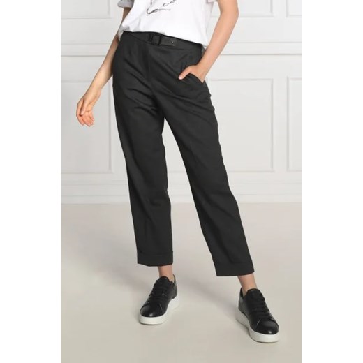 Peserico Spodnie | carrot fit | z dodatkiem wełny ze sklepu Gomez Fashion Store w kategorii Spodnie damskie - zdjęcie 172953476
