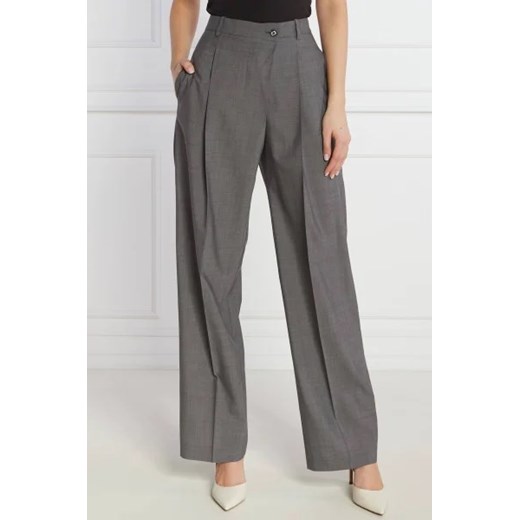 BOSS BLACK Wełniane spodnie Tenly | Regular Fit ze sklepu Gomez Fashion Store w kategorii Spodnie damskie - zdjęcie 172954258