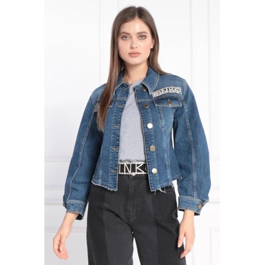 Pinko Kurtka jeansowa | Cropped Fit ze sklepu Gomez Fashion Store w kategorii Kurtki damskie - zdjęcie 172954418