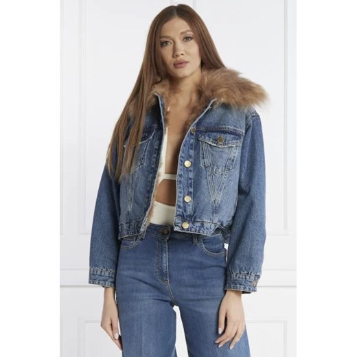 Pinko Ocieplana kurtka jeansowa | Regular Fit Pinko M promocja Gomez Fashion Store