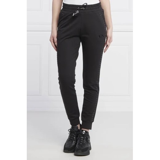 Armani Exchange Spodnie dresowe | Regular Fit ze sklepu Gomez Fashion Store w kategorii Spodnie damskie - zdjęcie 172955787