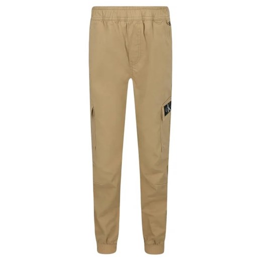 CALVIN KLEIN JEANS Spodnie cargo | Regular Fit ze sklepu Gomez Fashion Store w kategorii Spodnie chłopięce - zdjęcie 172956328