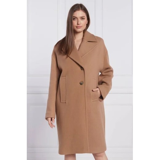Pinko Wełniany płaszcz INNING ze sklepu Gomez Fashion Store w kategorii Płaszcze damskie - zdjęcie 172956419