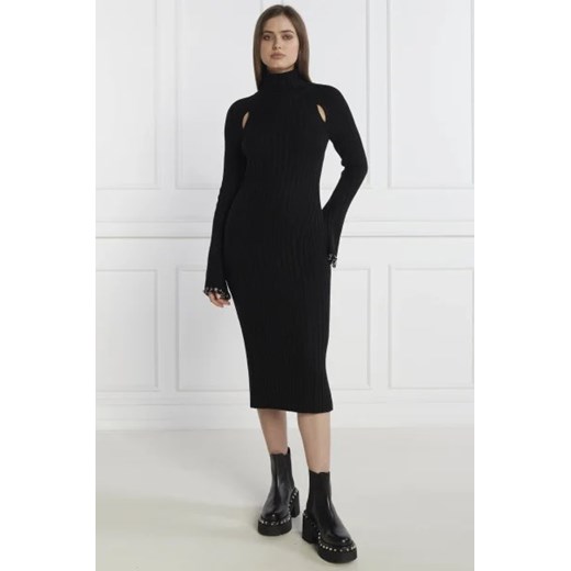 Patrizia Pepe Sukienka | z dodatkiem wełny Patrizia Pepe XS/S okazja Gomez Fashion Store