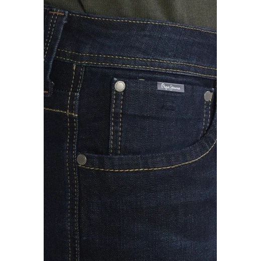 Jeansy męskie Pepe Jeans z elastanu