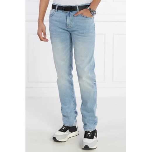 Jeansy męskie Armani Exchange z bawełny