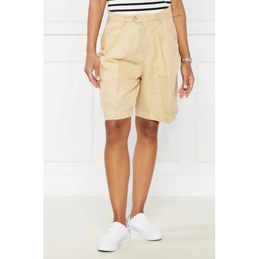 Tommy Hilfiger Szorty | Regular Fit | z dodatkiem lnu ze sklepu Gomez Fashion Store w kategorii Szorty - zdjęcie 172957735