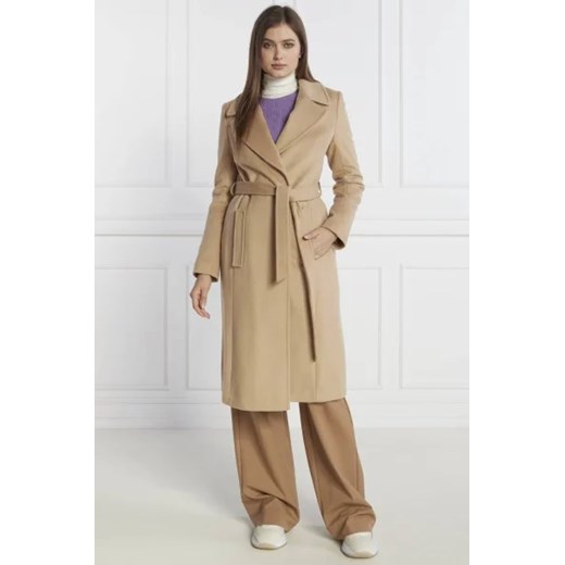 LAUREN RALPH LAUREN Wełniany płaszcz | z dodatkiem kaszmiru ze sklepu Gomez Fashion Store w kategorii Płaszcze damskie - zdjęcie 172959159