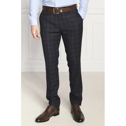 Joop! Wełniane spodnie Gun | Extra slim fit ze sklepu Gomez Fashion Store w kategorii Spodnie męskie - zdjęcie 172960649