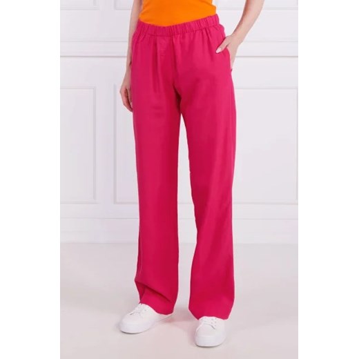 Samsøe Samsøe Spodnie | Regular Fit | z dodatkiem lnu ze sklepu Gomez Fashion Store w kategorii Spodnie damskie - zdjęcie 172961275