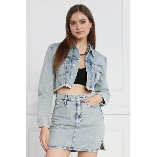CALVIN KLEIN JEANS Kurtka jeansowa | Cropped Fit ze sklepu Gomez Fashion Store w kategorii Kurtki damskie - zdjęcie 172961479