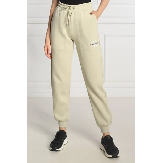 CALVIN KLEIN JEANS Spodnie dresowe | Regular Fit ze sklepu Gomez Fashion Store w kategorii Spodnie damskie - zdjęcie 172962415