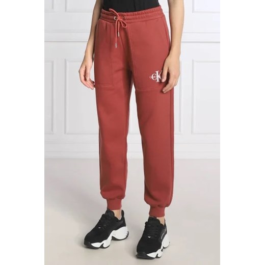 CALVIN KLEIN JEANS Spodnie dresowe | Regular Fit ze sklepu Gomez Fashion Store w kategorii Spodnie damskie - zdjęcie 172962918