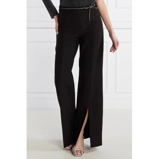 HUGO Spodnie z paskiem Hulerika | Loose fit ze sklepu Gomez Fashion Store w kategorii Spodnie damskie - zdjęcie 172963366