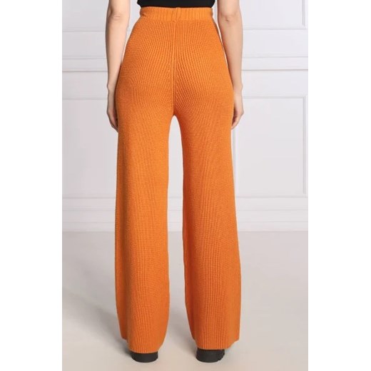 Silvian Heach Spodnie dzianinowe | Straight fit | z dodatkiem wełny XS Gomez Fashion Store okazyjna cena