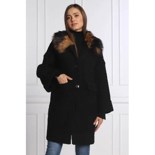 Liu Jo Płaszcz | z dodatkiem wełny Liu Jo S Gomez Fashion Store wyprzedaż