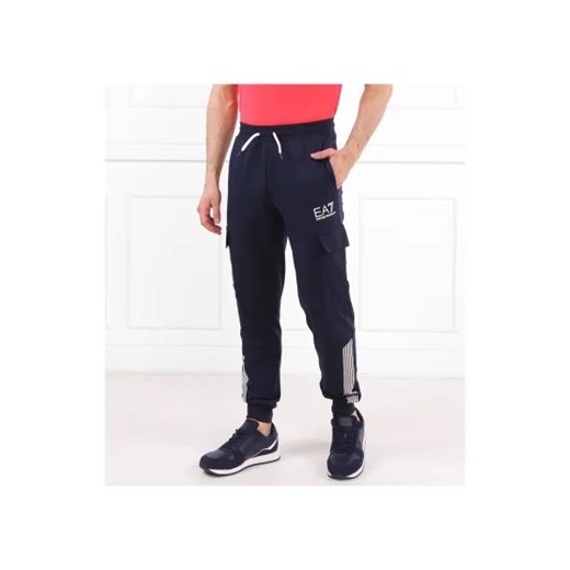 EA7 Spodnie dresowe | Regular Fit S okazja Gomez Fashion Store