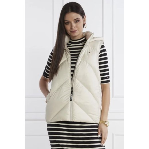 Tommy Hilfiger Puchowy bezrękawnik CHEVRON LW DOWN | Regular Fit Tommy Hilfiger XS okazyjna cena Gomez Fashion Store