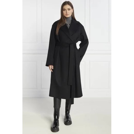 HUGO Wełniany płaszcz Mabellina | z dodatkiem kaszmiru 34 promocja Gomez Fashion Store