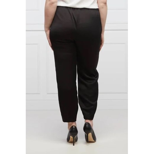 Persona by Marina Rinaldi Satynowe spodnie RENDE Plus size| Regular Fit Persona By Marina Rinaldi 42 wyprzedaż Gomez Fashion Store