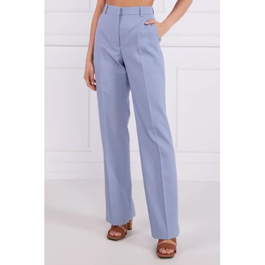 Calvin Klein Spodnie | Straight fit ze sklepu Gomez Fashion Store w kategorii Spodnie damskie - zdjęcie 172966146