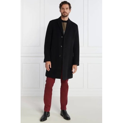 BOSS BLACK Wełniany płaszcz H-Hyde-C-224 58 okazyjna cena Gomez Fashion Store