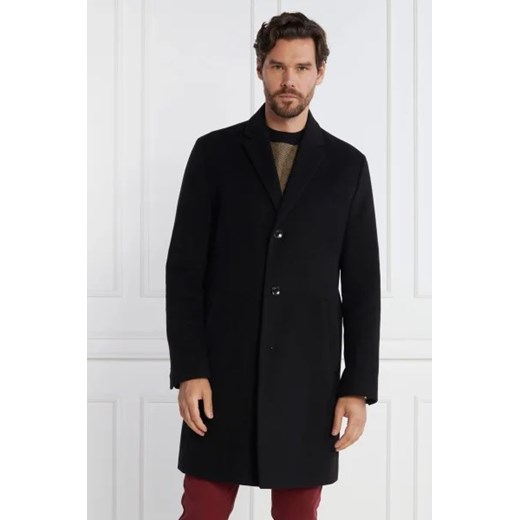 BOSS BLACK Wełniany płaszcz H-Hyde-C-224 ze sklepu Gomez Fashion Store w kategorii Płaszcze męskie - zdjęcie 172966259
