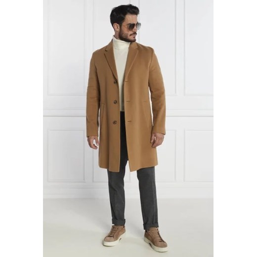 BOSS BLACK Wełniany płaszcz H-Hyde-C-224 58 okazja Gomez Fashion Store
