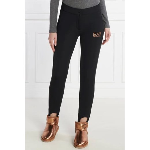 EA7 Legginsy | Regular Fit ze sklepu Gomez Fashion Store w kategorii Spodnie damskie - zdjęcie 172967155