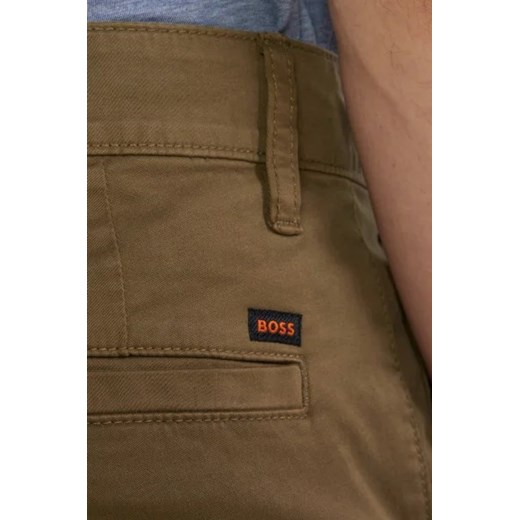 BOSS ORANGE Spodnie Chino_tapered | Tapered fit 34/34 promocyjna cena Gomez Fashion Store
