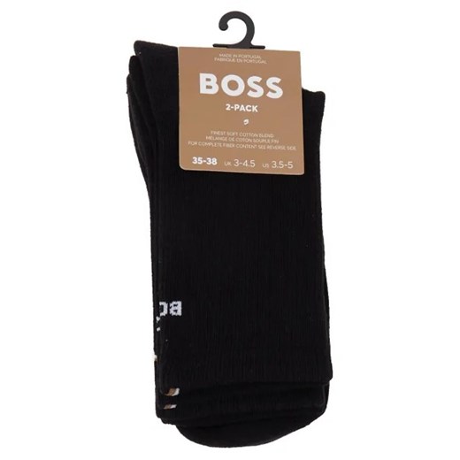 BOSS BLACK Skarpety 2-pack QS Iconic CC W 39/42 Gomez Fashion Store promocja