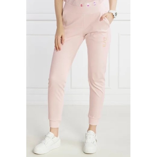 EA7 Spodnie dresowe | Regular Fit ze sklepu Gomez Fashion Store w kategorii Spodnie damskie - zdjęcie 172968969