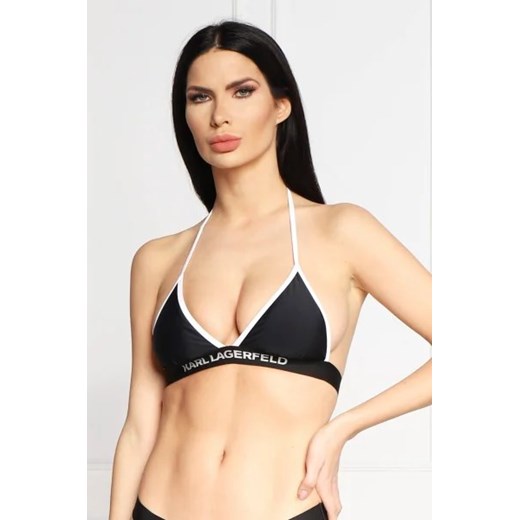Karl Lagerfeld Góra od bikini triangle elastic ze sklepu Gomez Fashion Store w kategorii Stroje kąpielowe - zdjęcie 172969148