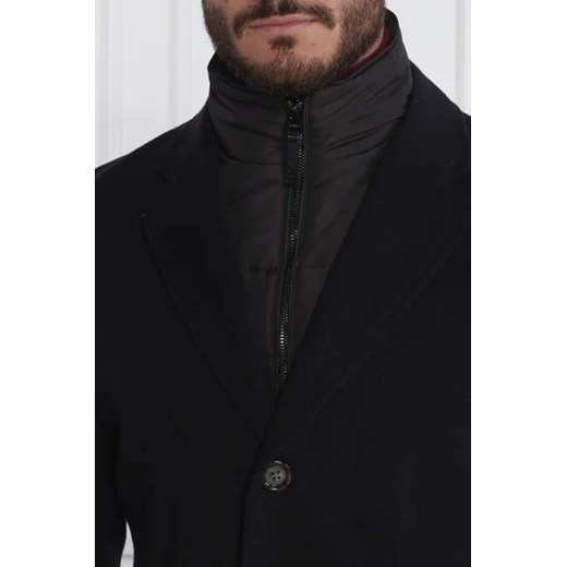 BOSS BLACK Wełniany płaszcz 2w1 H Hyde Bib 48 wyprzedaż Gomez Fashion Store