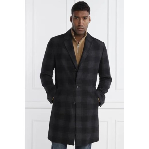BOSS BLACK Wełniany płaszcz H-Hyde-C-224 52 wyprzedaż Gomez Fashion Store