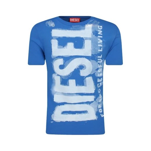 Diesel T-shirt | Regular Fit ze sklepu Gomez Fashion Store w kategorii T-shirty chłopięce - zdjęcie 172975038