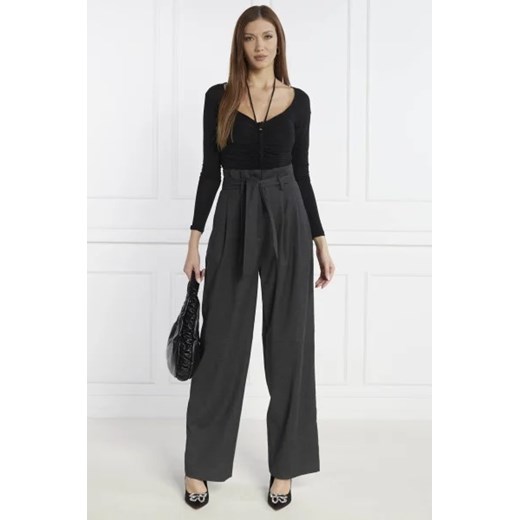Pinko Wełniane spodnie | Loose fit Pinko 38 wyprzedaż Gomez Fashion Store