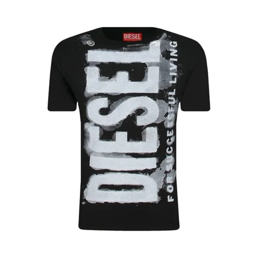Diesel T-shirt | Regular Fit ze sklepu Gomez Fashion Store w kategorii T-shirty chłopięce - zdjęcie 172975276