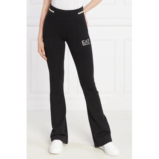 EA7 Spodnie dresowe | flare fit S wyprzedaż Gomez Fashion Store