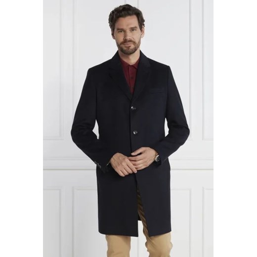 BOSS BLACK Wełniany płaszcz H Hyde | z dodatkiem kaszmiru 52 wyprzedaż Gomez Fashion Store