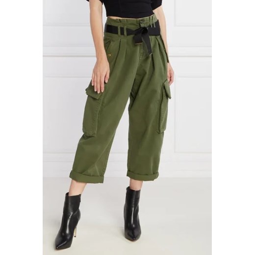 Pinko Spodnie cargo RONFARE | Cropped Fit ze sklepu Gomez Fashion Store w kategorii Spodnie damskie - zdjęcie 172977167