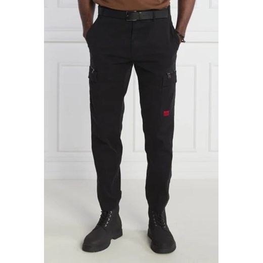 HUGO Spodnie cargo Glian | Regular Fit ze sklepu Gomez Fashion Store w kategorii Spodnie męskie - zdjęcie 172977409