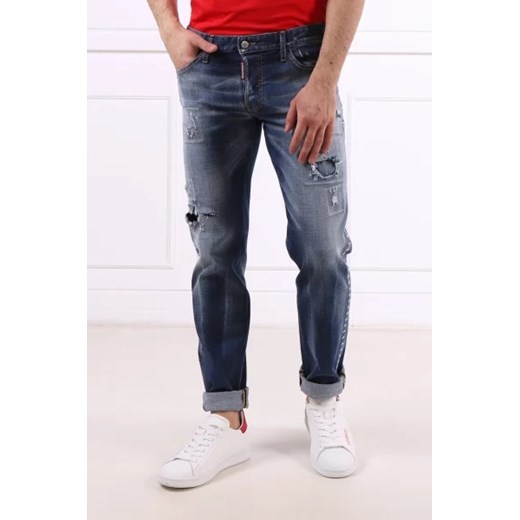 Dsquared2 Jeansy Stapled | Slim Fit ze sklepu Gomez Fashion Store w kategorii Jeansy męskie - zdjęcie 172977508