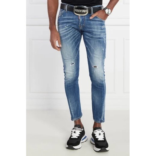 Dsquared2 Jeansy Sexy Twist Jean | Slim Fit | denim ze sklepu Gomez Fashion Store w kategorii Jeansy męskie - zdjęcie 172978119