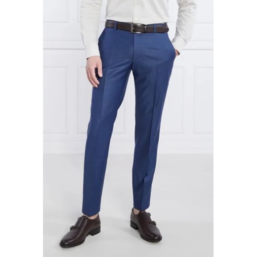 Joop! Wełniane spodnie Blayr-STR | Slim Fit ze sklepu Gomez Fashion Store w kategorii Spodnie męskie - zdjęcie 172979536
